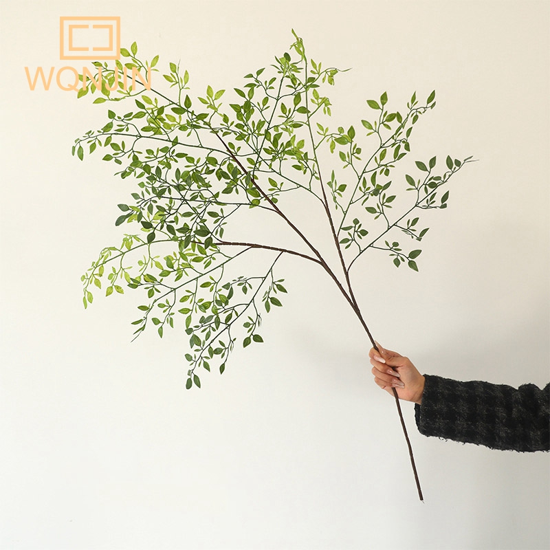 Dracaena Marginata - Flor Artificial planta verde Nandina hojas