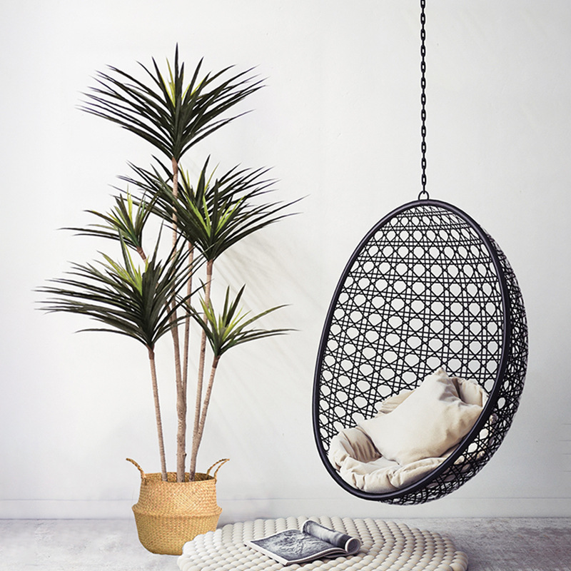 Dracaena Marginata - Plantas Dracaena artificiales grandes de 90-120cm,