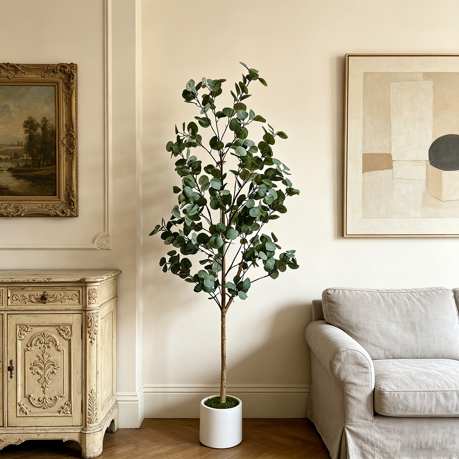 Dracaena Marginata - Árbol de Eucalipto Artificial de 120-155