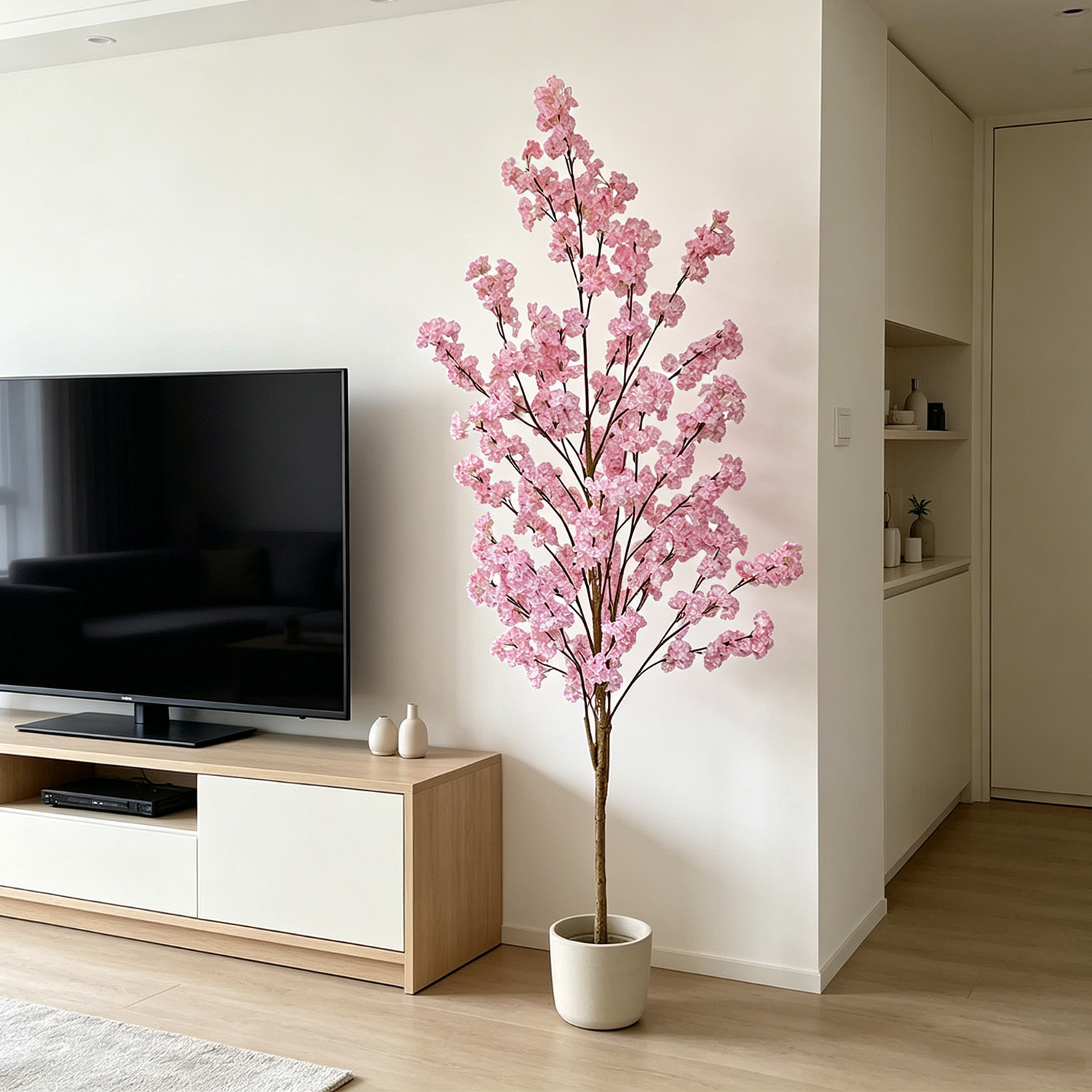 Ficus Lyrata Tree - Planta Artificial de Flores de Cerezo