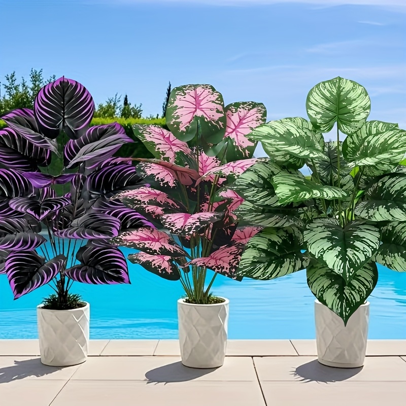 Juego de plantas verdes artifi - Monstera Adansonii reseña y precio
