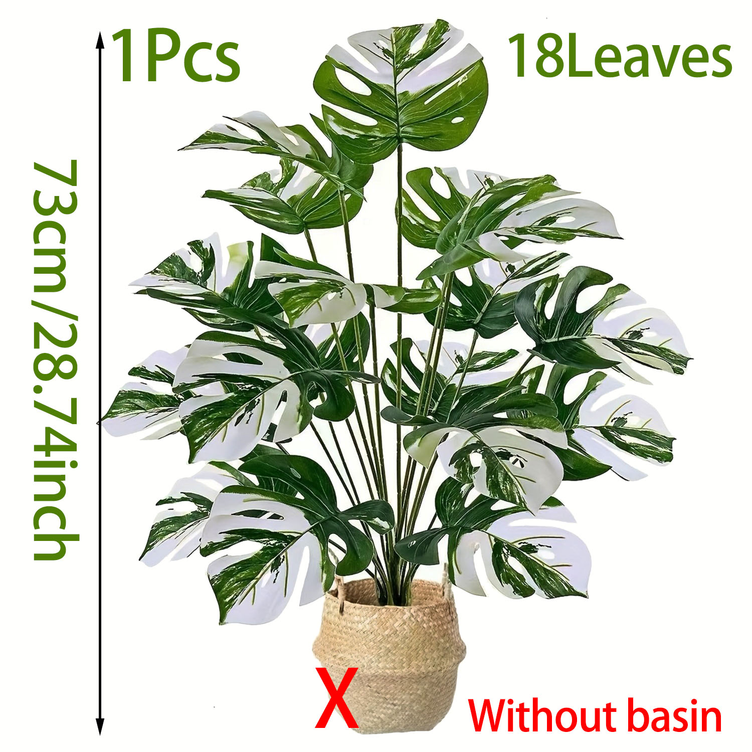 Planta Monstera artificial rea - Monstera Adansonii reseña y precio