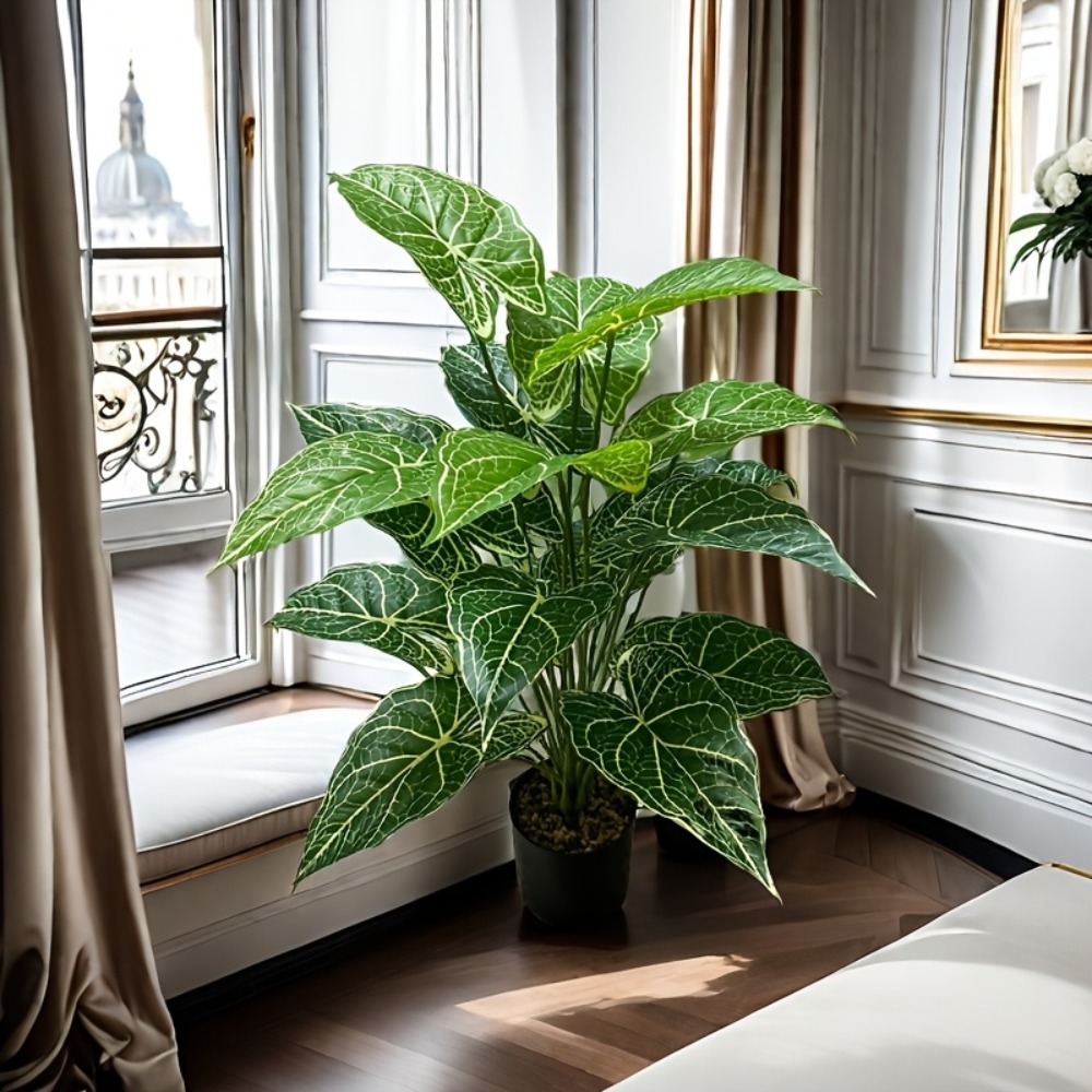 1 unidad de 24 hojas artificia - Monstera Adansonii reseña y precio